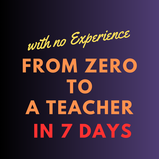 Become an English teacher in 7 days